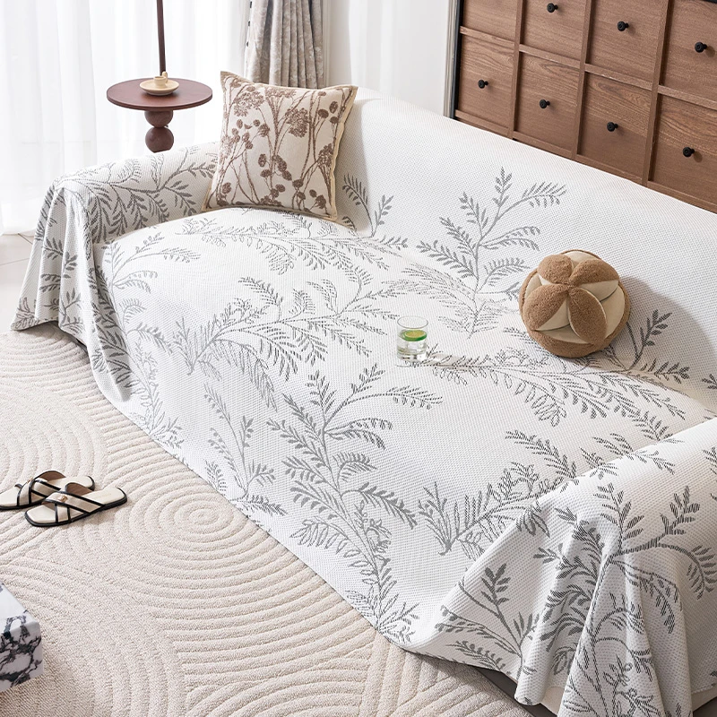 夏季凉感冰豆豆沙发巾一整全盖2025新款盖布毯4凉席垫坐垫子百搭