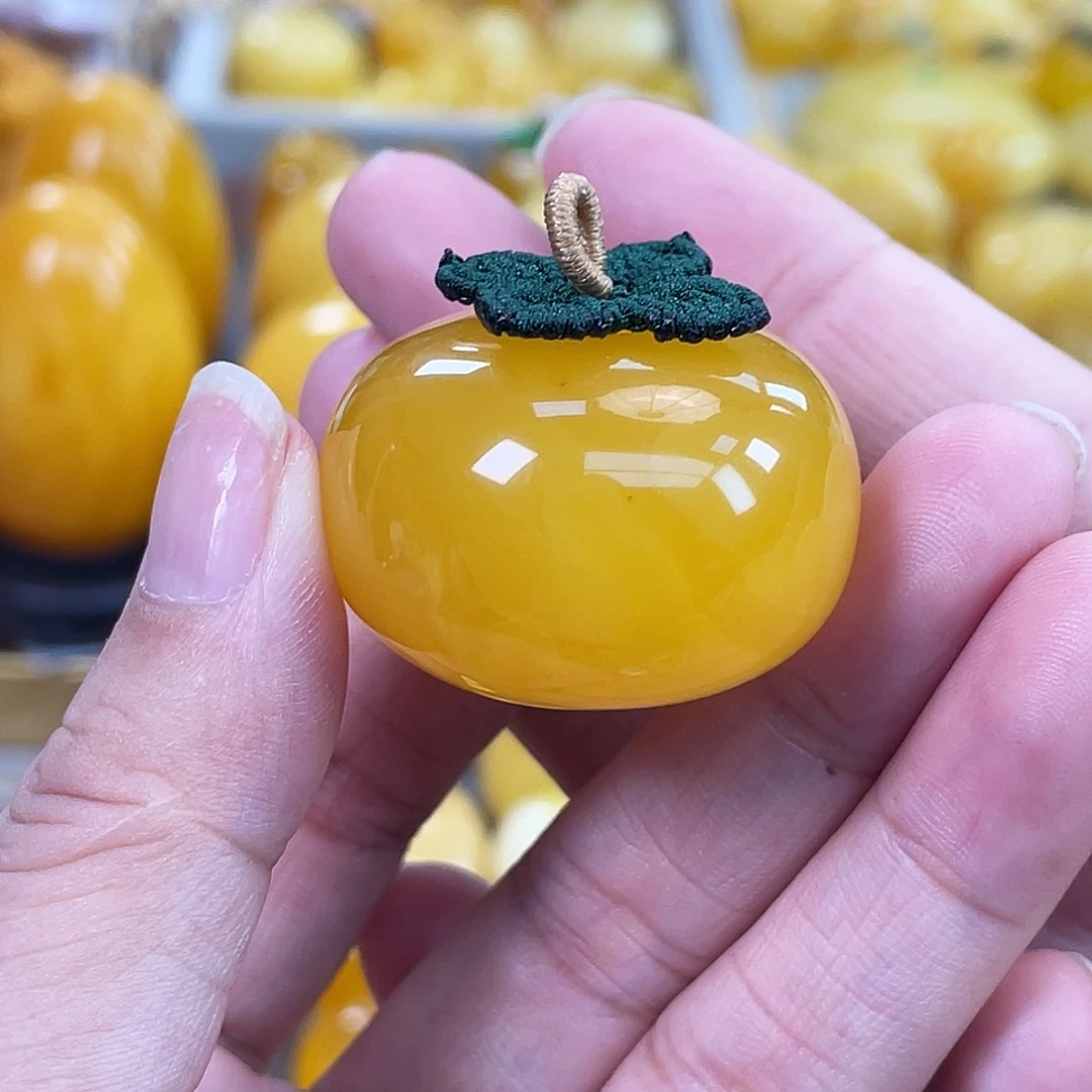 琥珀未镶嵌珠宝奇石微瑕h14