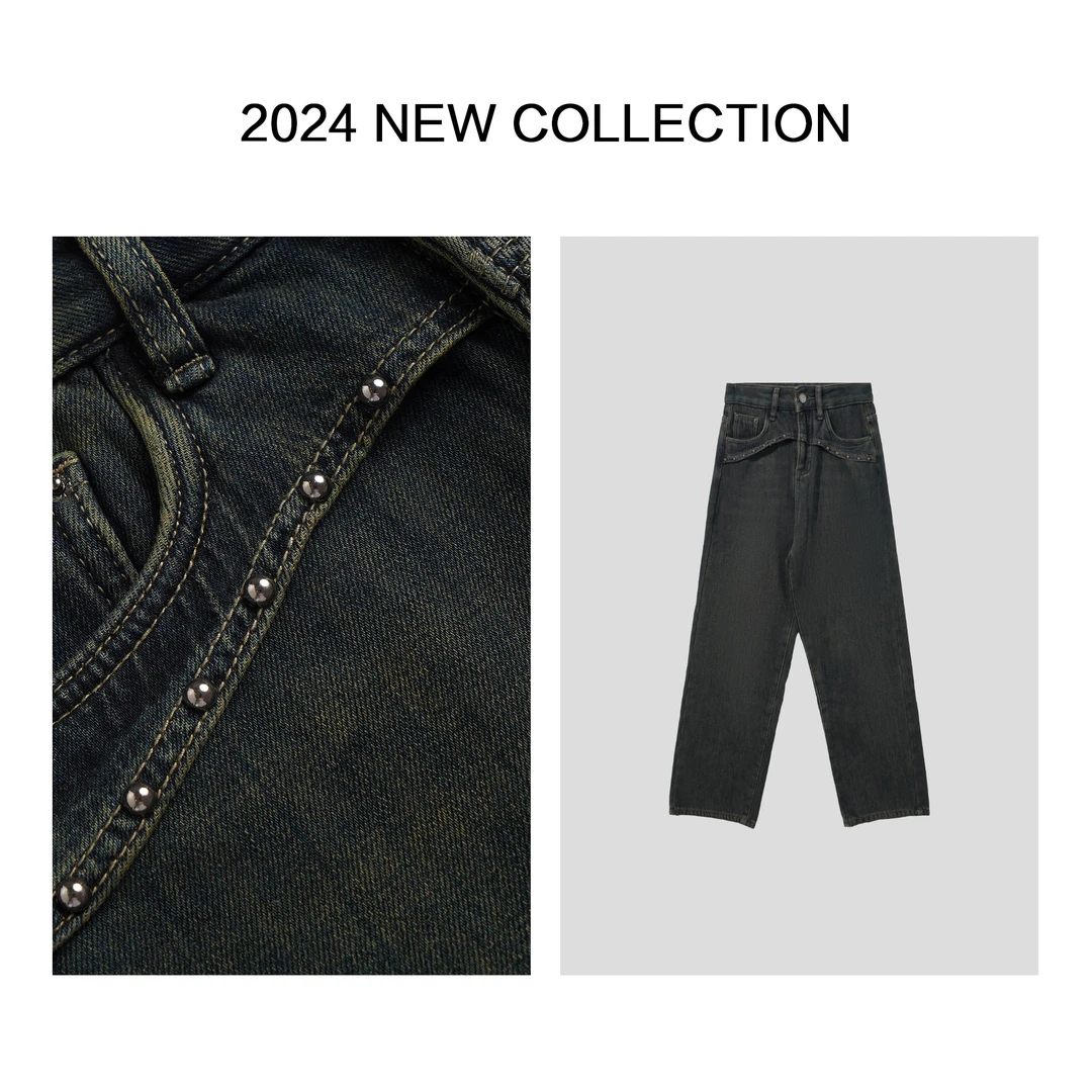 【龙哥专属】K5350096女士高腰弹力牛仔裤