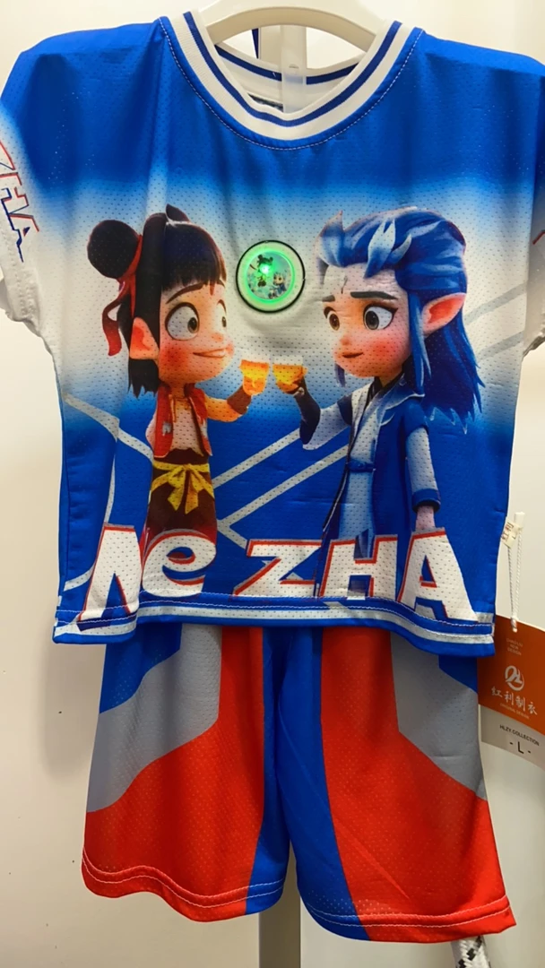 娜扎图案套装儿童