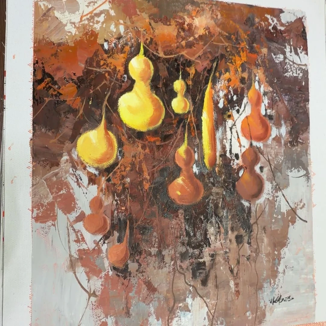 油画加油加油努力加油努力