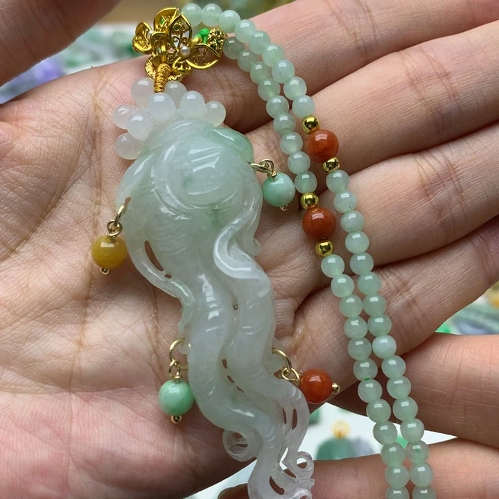 颈饰未镶嵌翡翠翡翠