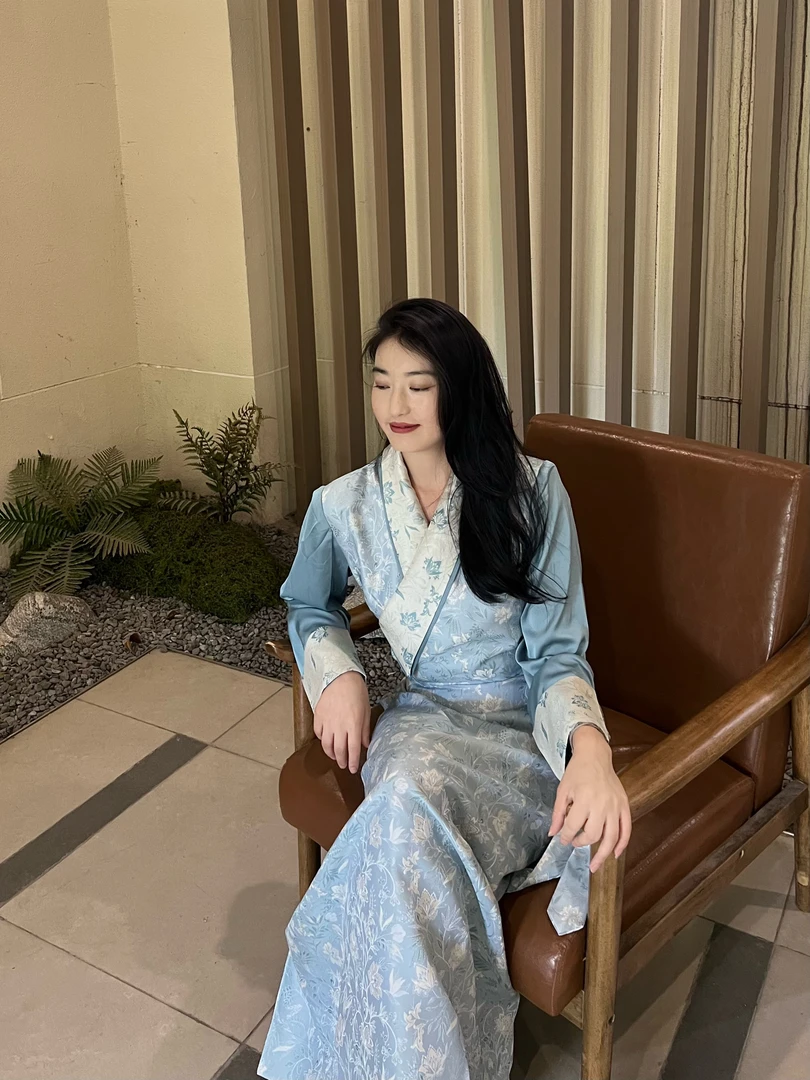 【蓝色天空】 西藏服 名族风 藏式夏季休闲博啦