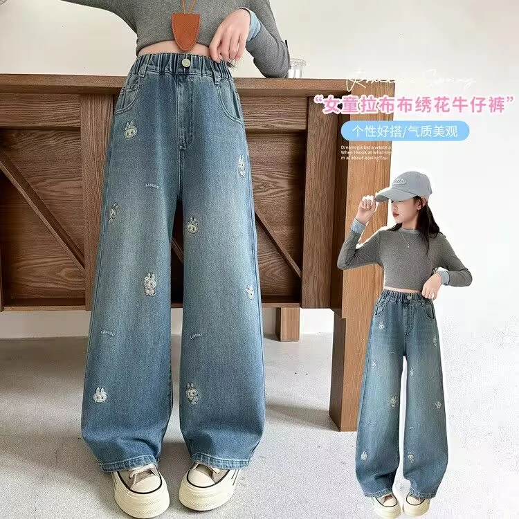 【开学必备拉布布】2025新款中大童韩版洋气百搭休闲儿童装女孩秋季