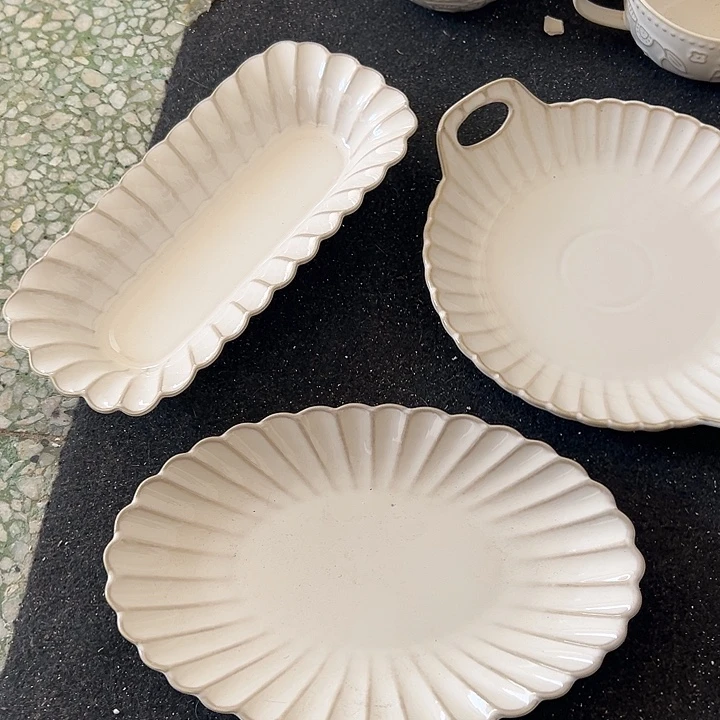 瓷片默认瑕疵商品贝壳3件