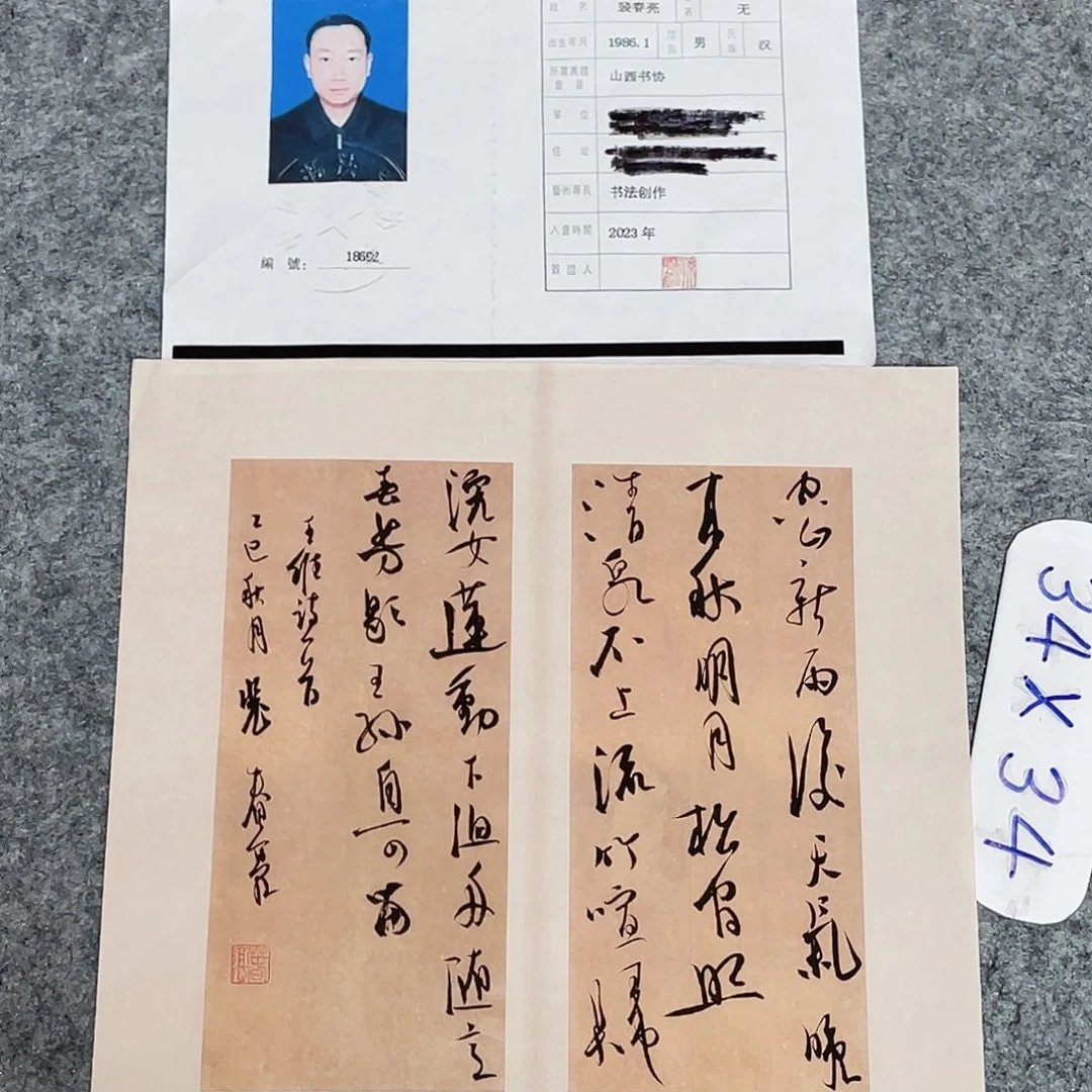 书法中书裴春亮34+34