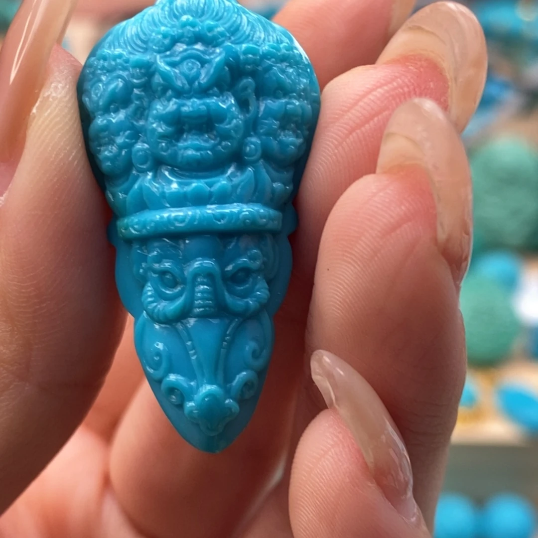 未镶嵌绿松石挂件