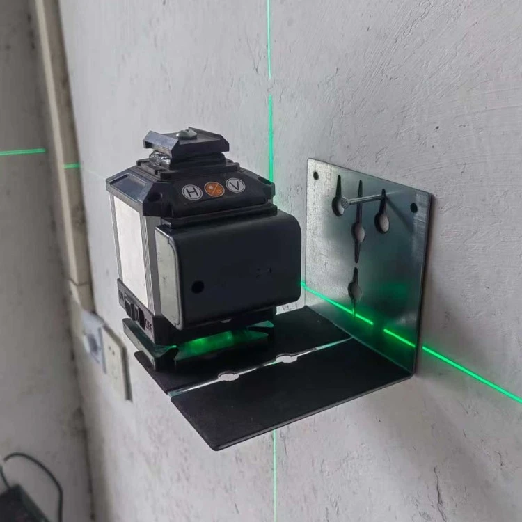 贴砖水平仪挂墙支架神器铁片铁板红外线L型铁板瓦工工具