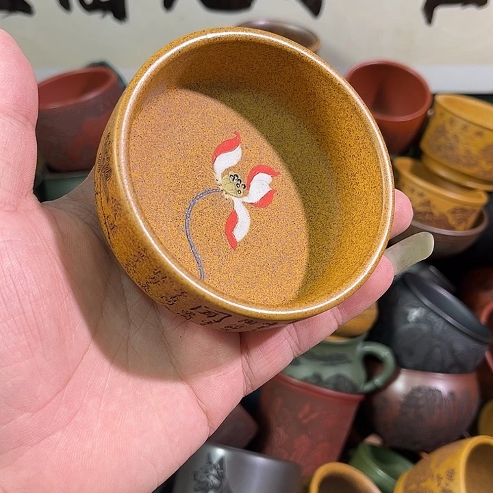 茶杯紫砂全手工紫砂主人杯