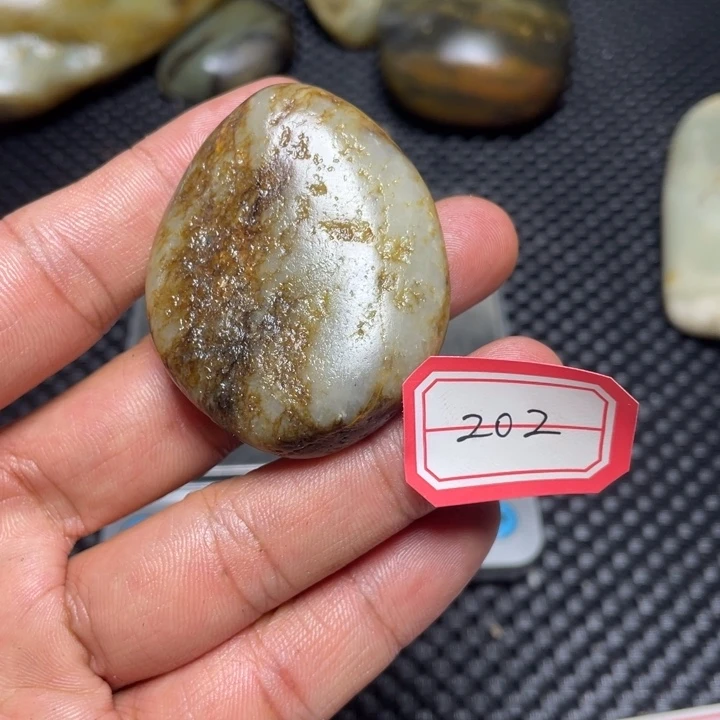 和田玉未镶嵌挂件202