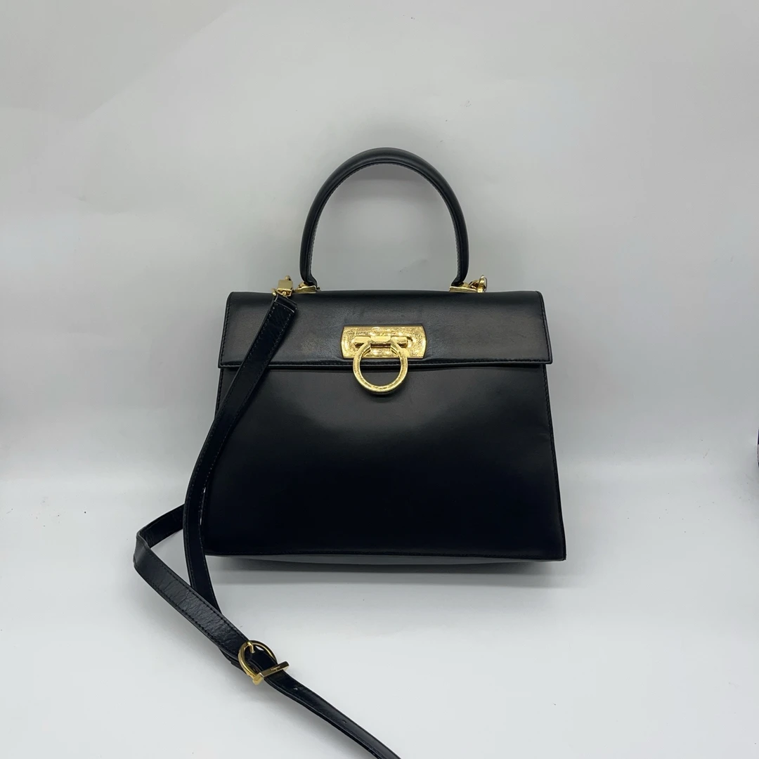 95新 FERRAGAMO/菲拉格慕   黑色博物馆 1588 1200