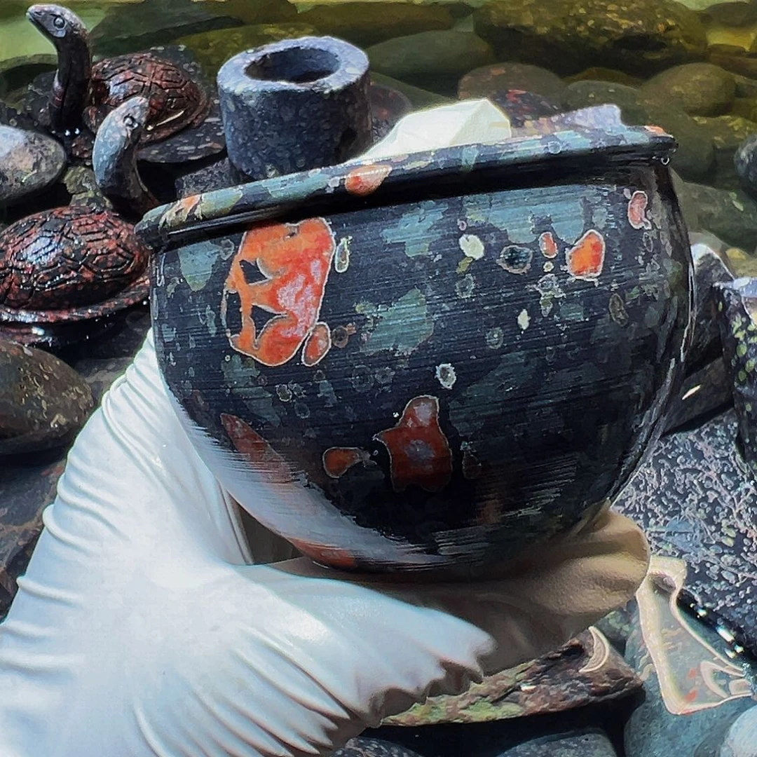 梅花玉鱼缸石茶周边不退不换