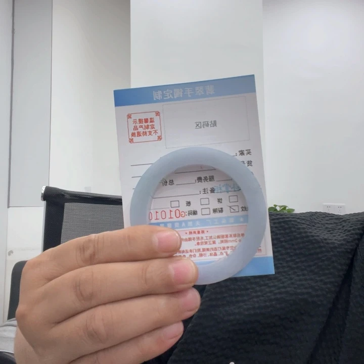 未镶嵌55-61正圈定制翡翠天然翡翠手镯