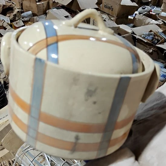 绿泥陶瓷盘子碗啥都有