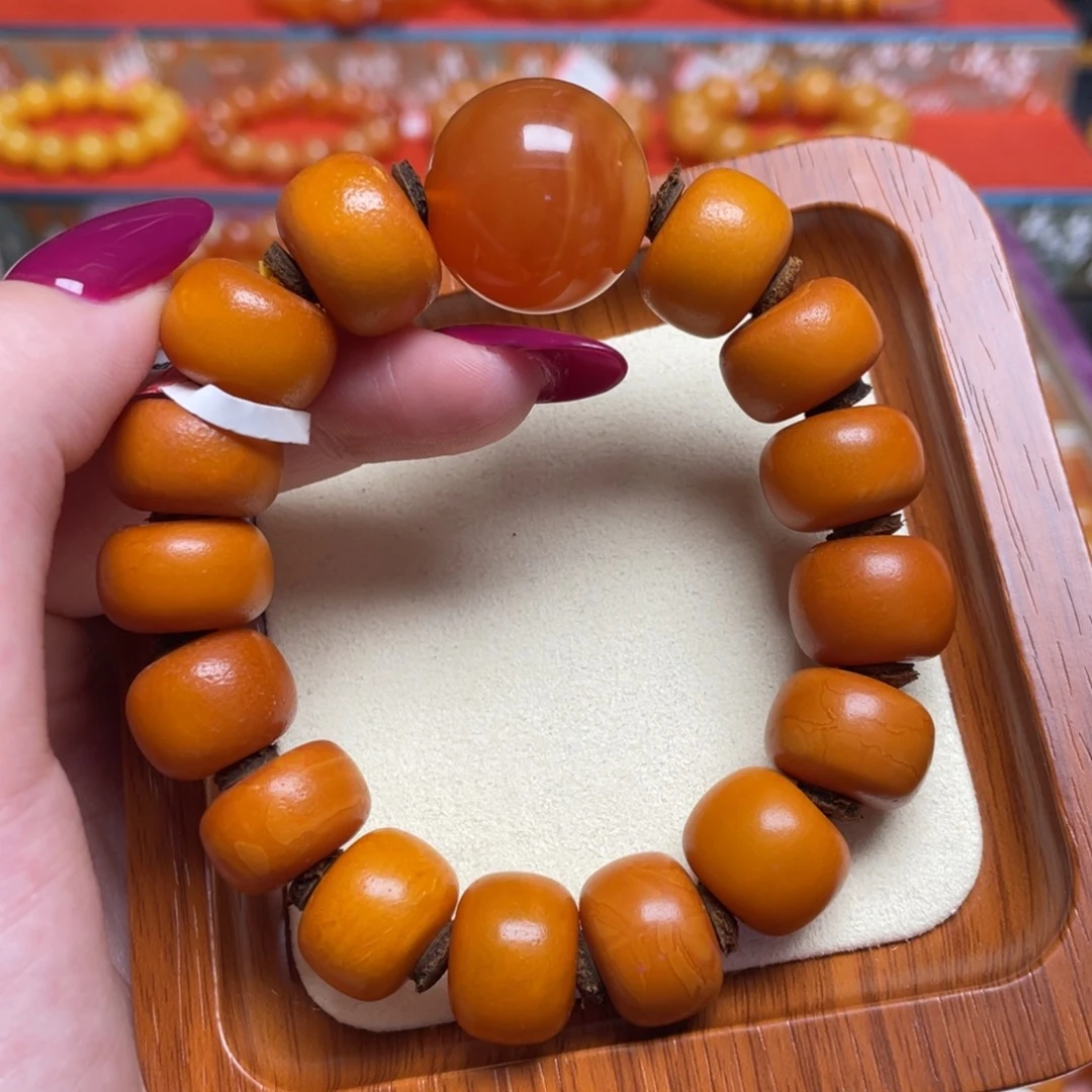 手链蜜蜡未镶嵌手串