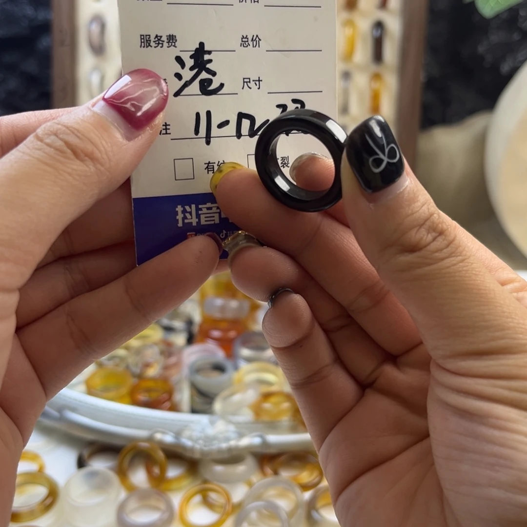 玛瑙/玉髓未镶嵌戒指87