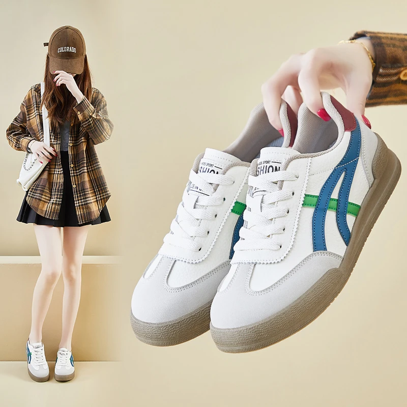 2025春季新款小白鞋女韩版ins学生轻便运动跑步鞋休闲百搭阿甘鞋