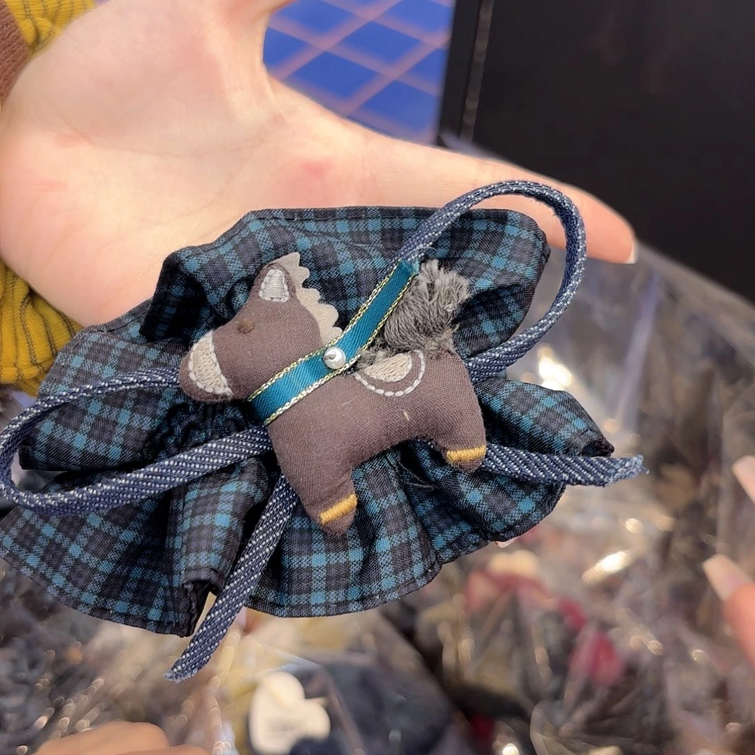 皮质铁合金发饰发夹