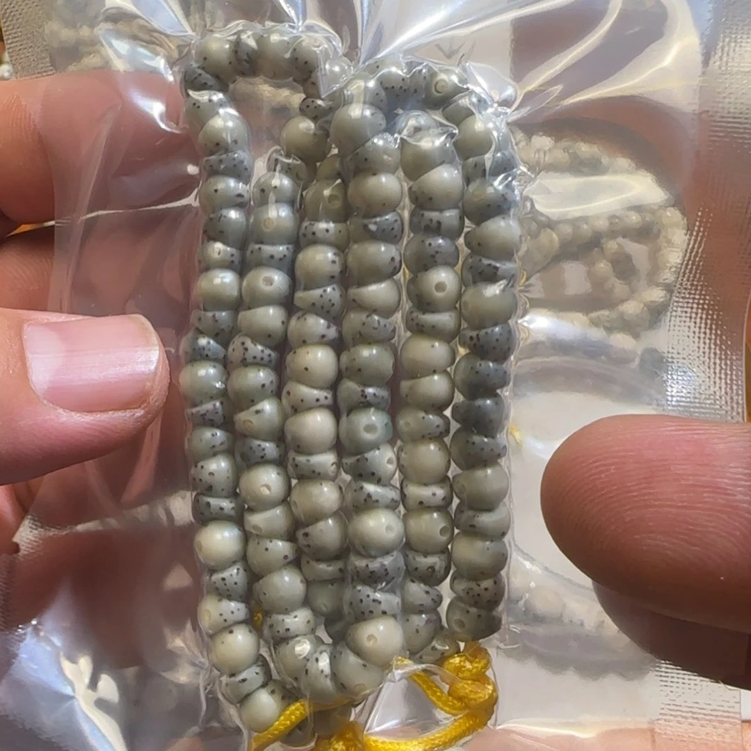 星月菩提手串6厚切绿肠