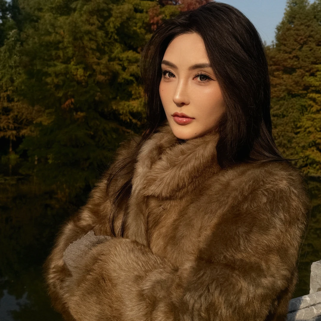 Moprobably李予诺「美学」“100羊毛皮”轻奢千金气质外套L5481066