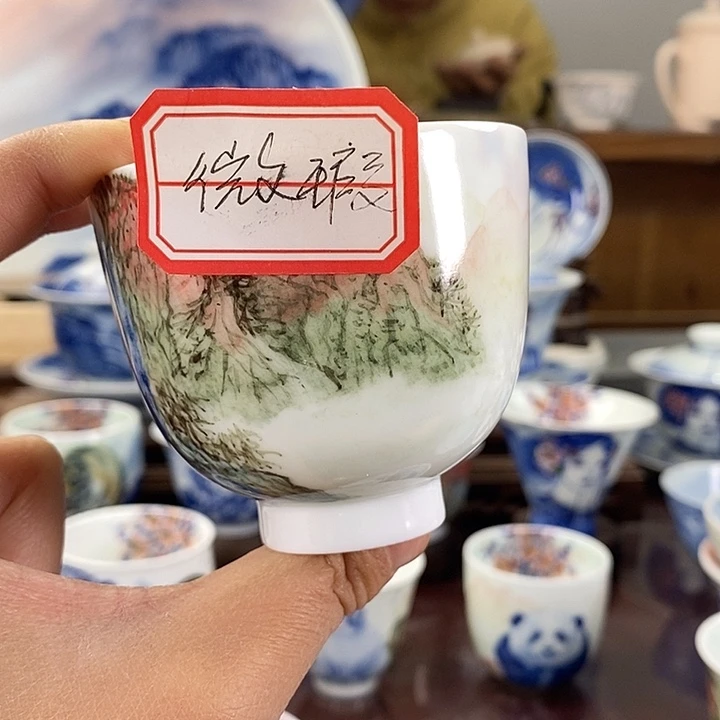 杯李*一景德镇手工手绘陶瓷，高亮兴老师作品