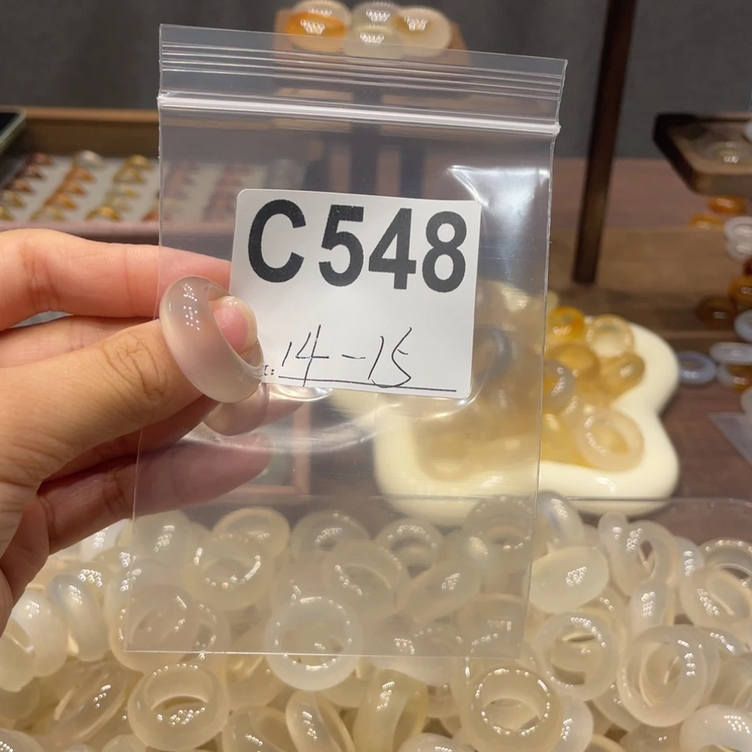 玛瑙/玉髓未镶嵌戒指548