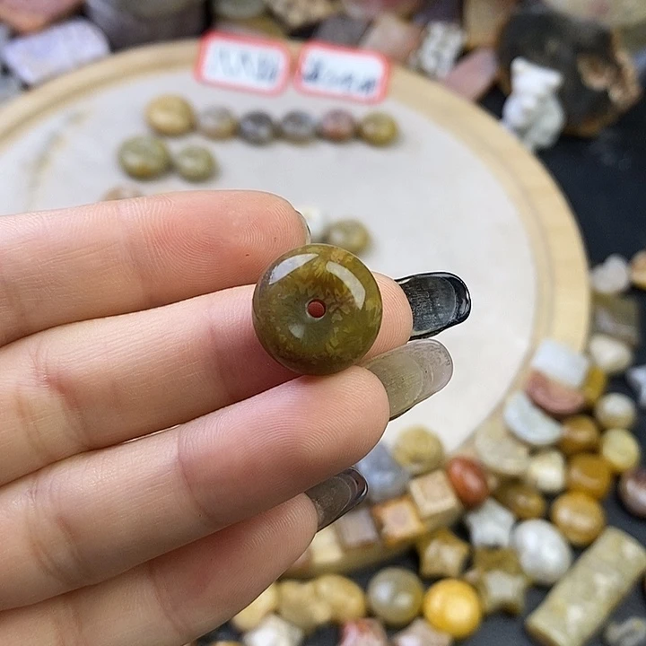 针钠钙石（海纹石）未镶嵌颈饰6