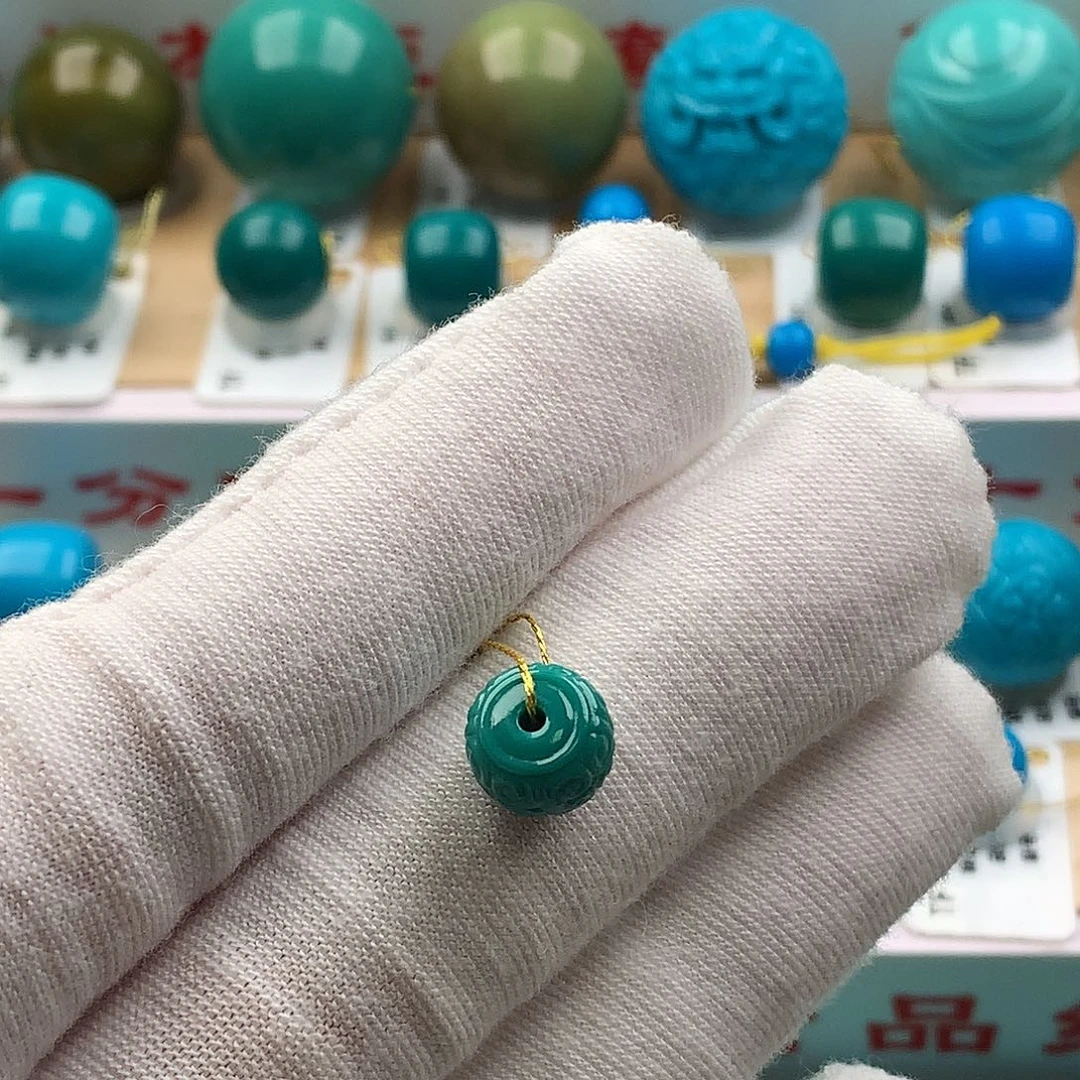 绿松石未镶嵌配饰8.5