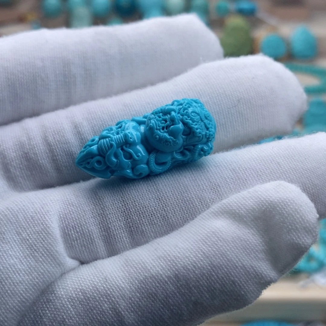 绿松石珠宝奇石未镶嵌