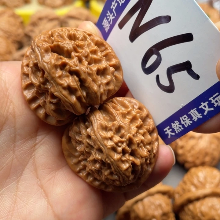 把件文玩核桃白狮子37尺