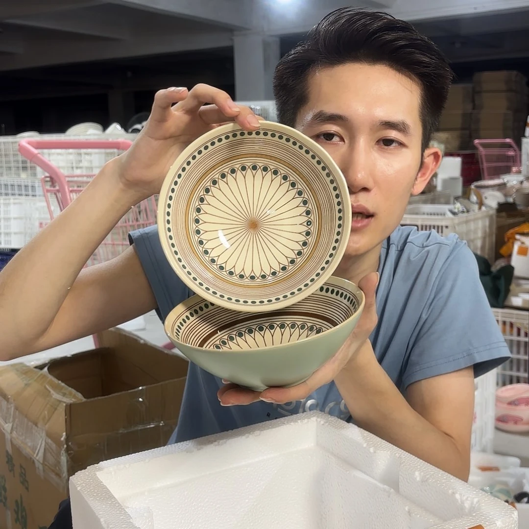 瓷微瑕陶瓷餐具釉下彩