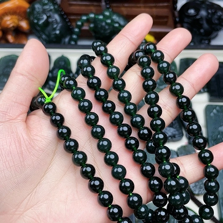 蛇纹石玉未镶嵌挂件泰山玉8。108