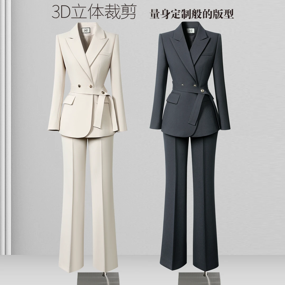职业西装套装女2025年秋季立体裁剪适配商务休闲职场通勤工作服