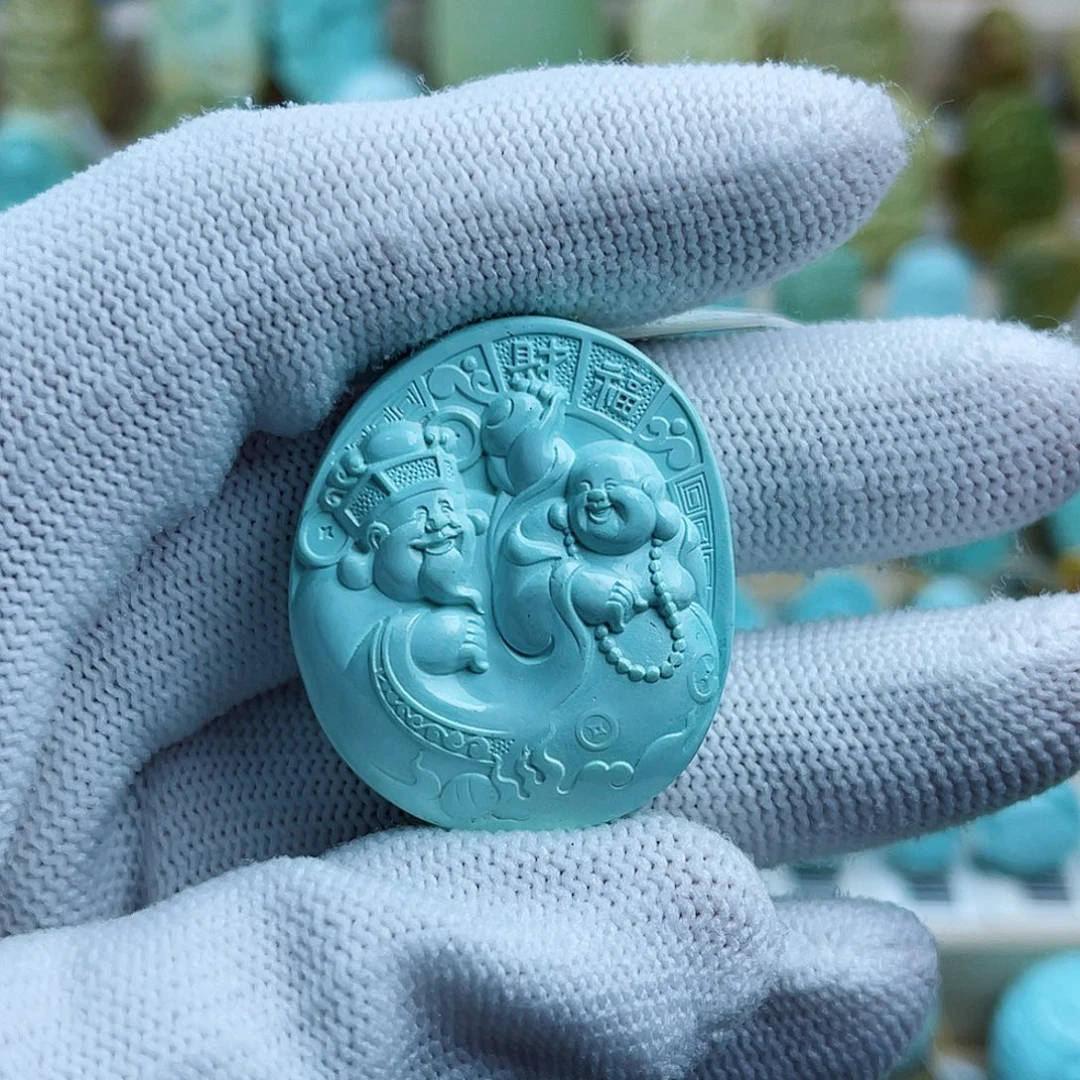 绿松石未镶嵌珠宝奇石