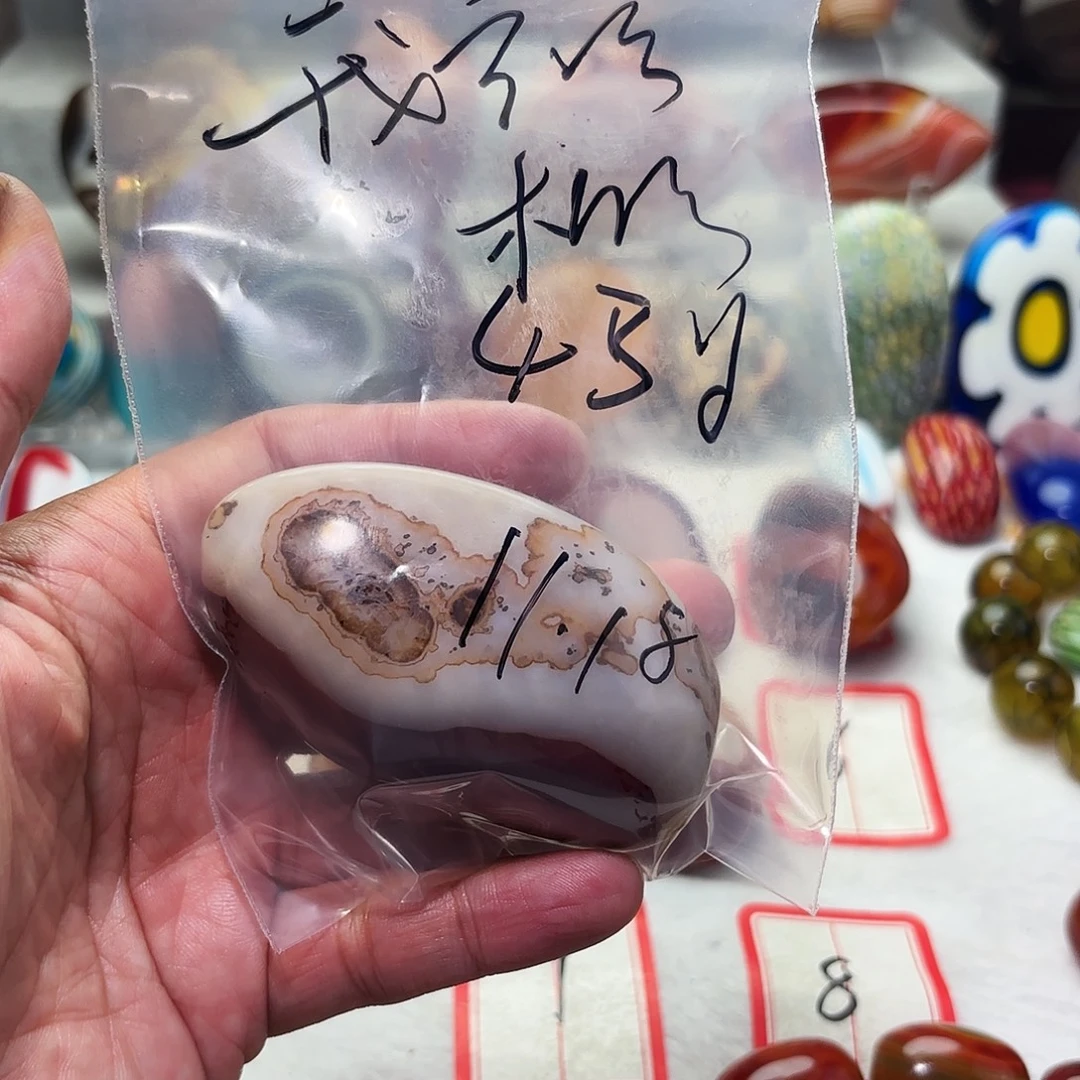 我***喔玛瑙/玉髓未镶嵌颈饰