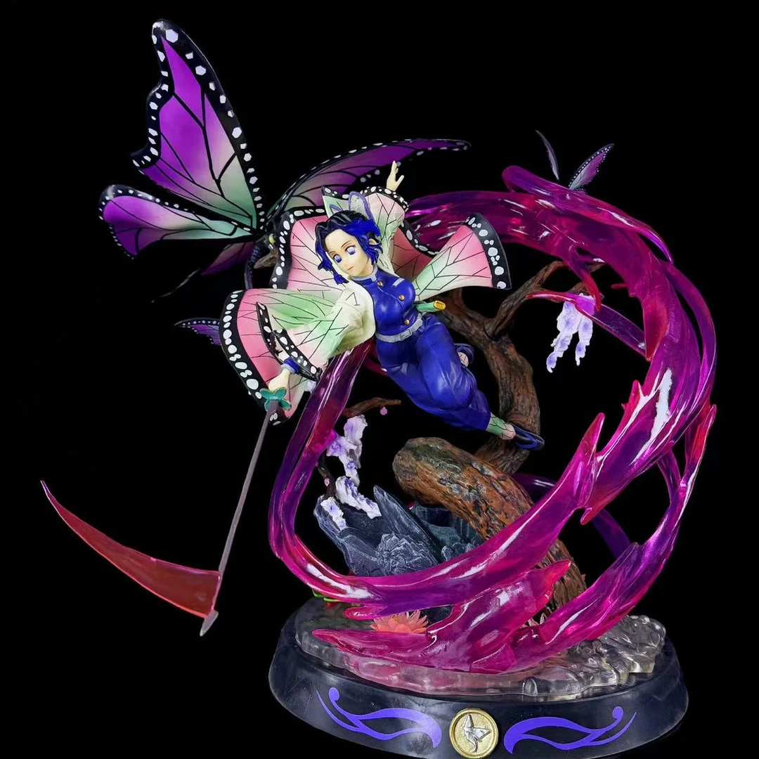 鬼灭之刃GK新款魔方虫柱蝴蝶共鸣雕像手办