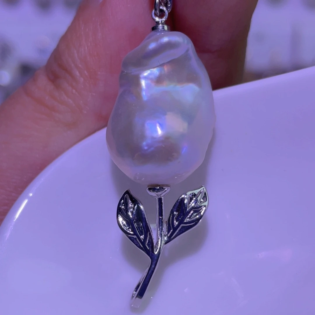 天然淡水珍珠吊坠淡水珍珠未镶嵌