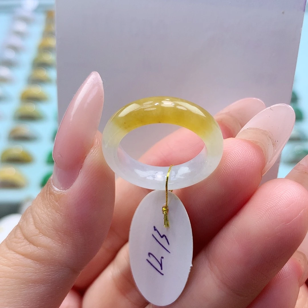 未镶嵌戒指翡翠1213圈