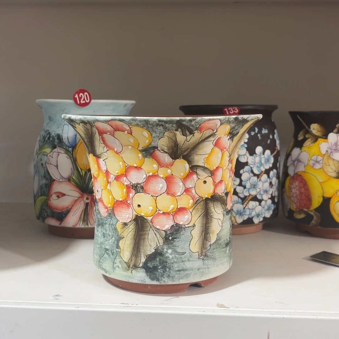景德镇手绘花盆陶瓷17/15