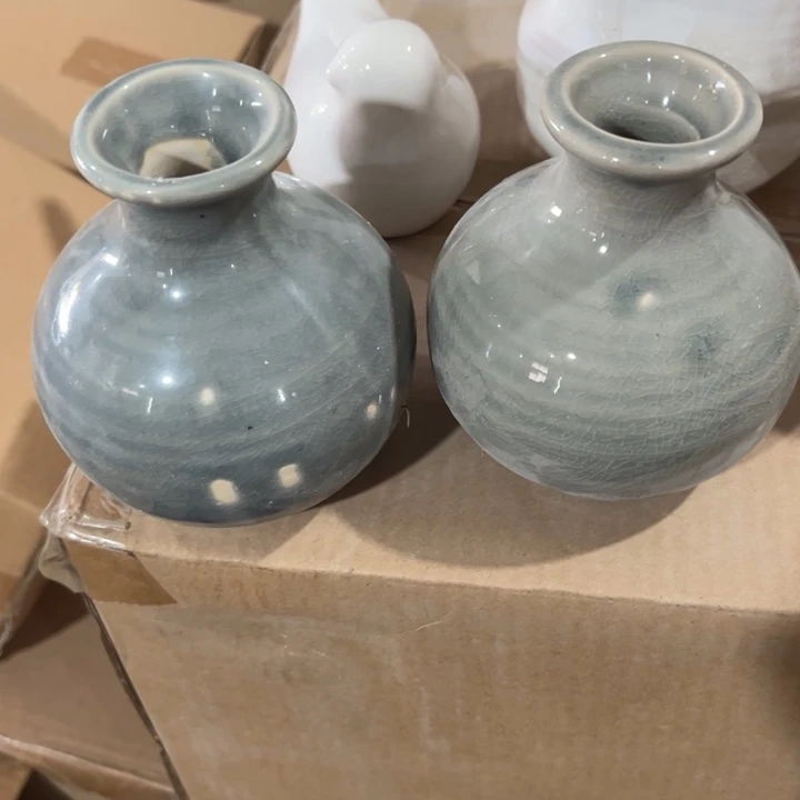 陶瓷花瓶摆件微瑕捡漏出