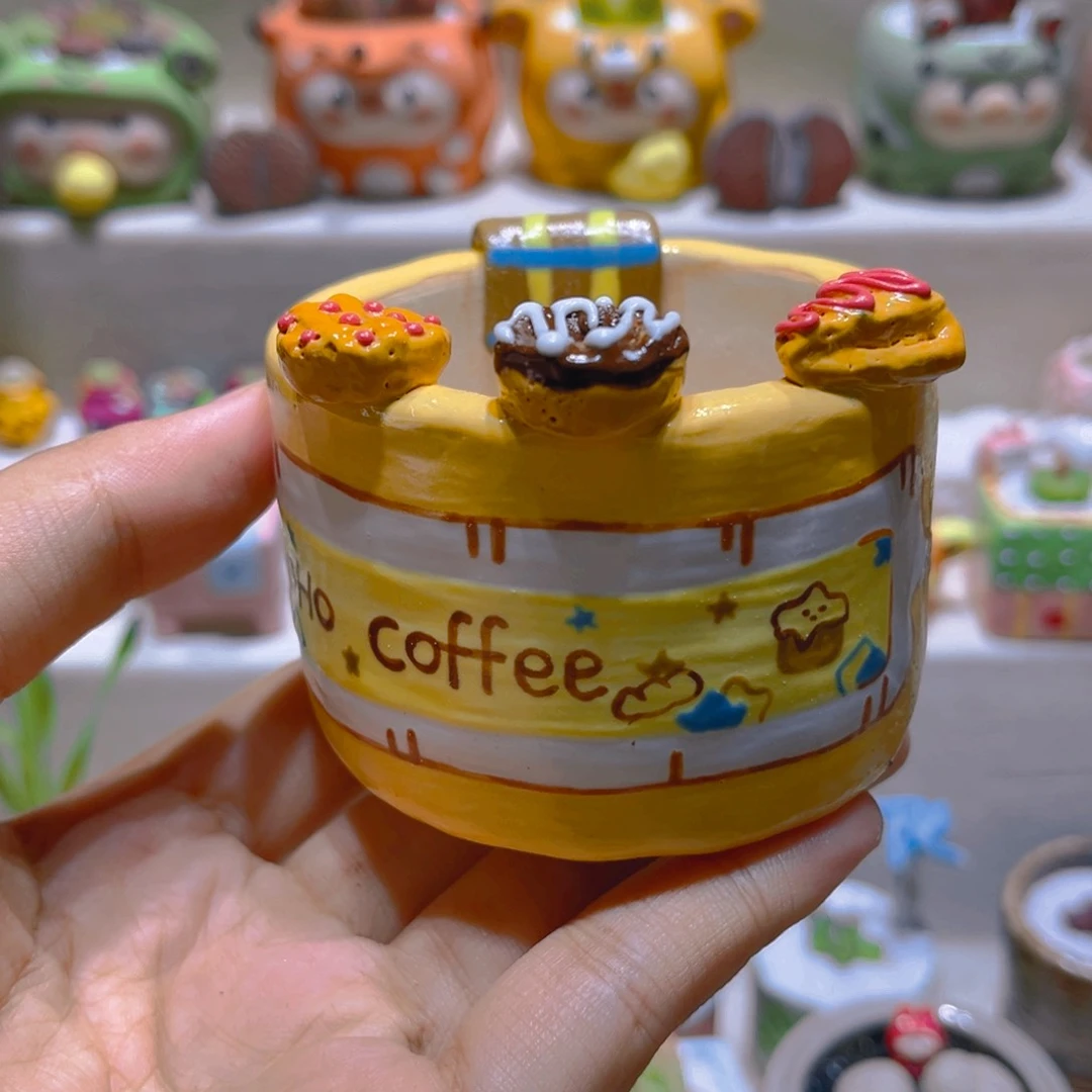 156纯手工制作重工盆盆