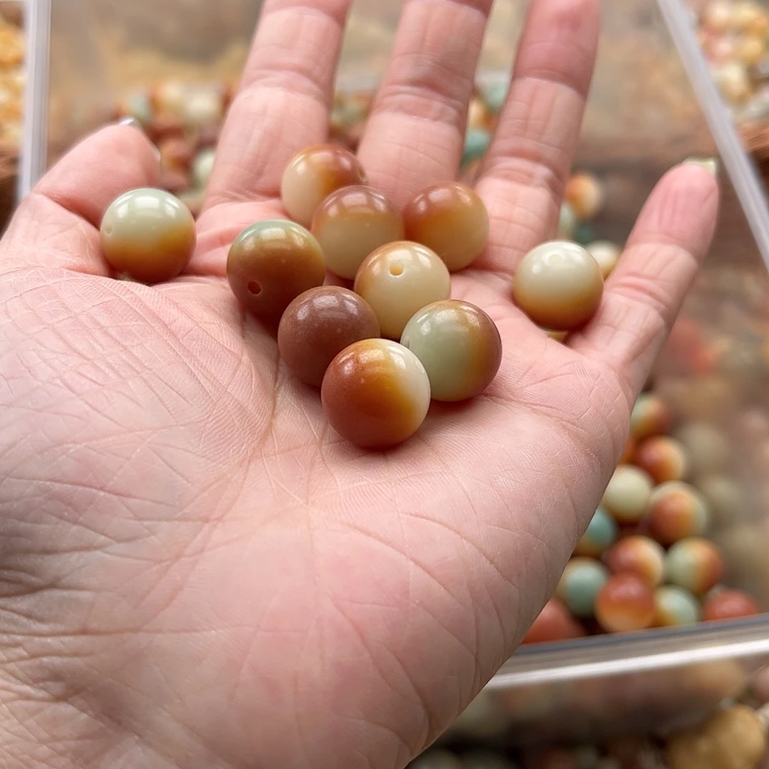 白玉菩提吊坠a/13mm/20+20颗