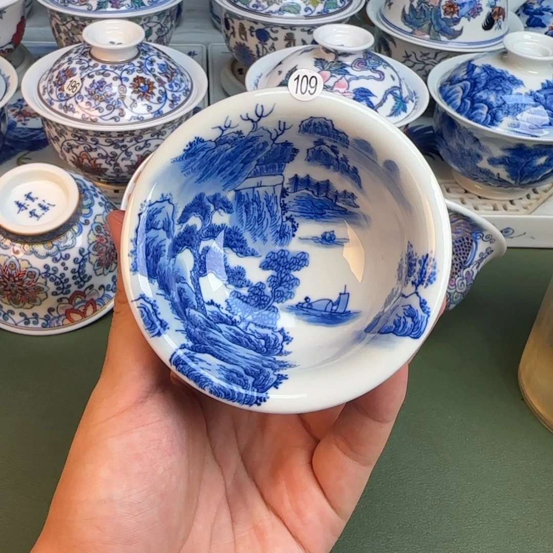 彦祖纯手工手绘茶具109