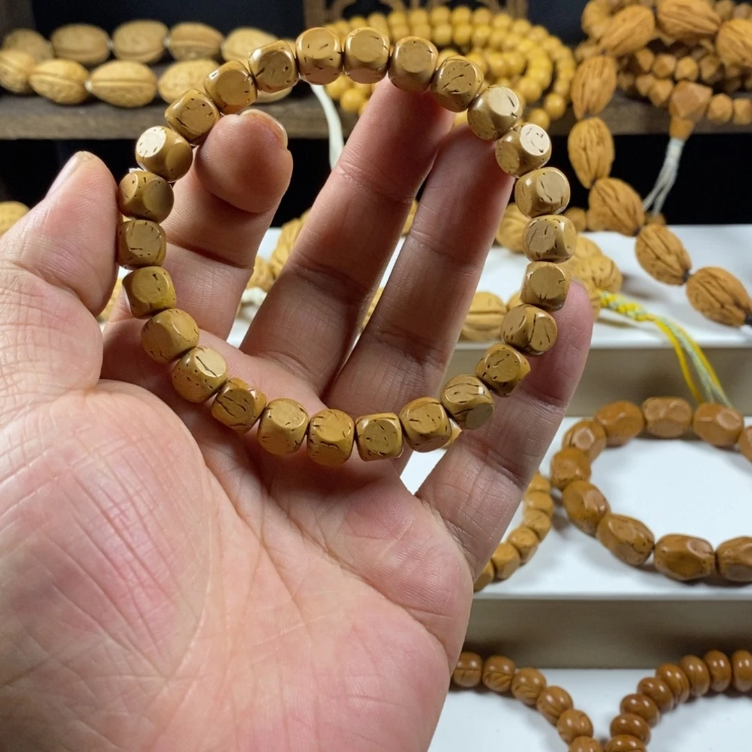 猫***暂吊坠桃核桃核六方