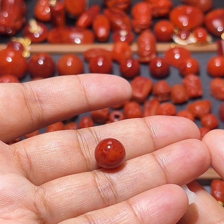 风***昔南红玛瑙未镶嵌配饰10.5