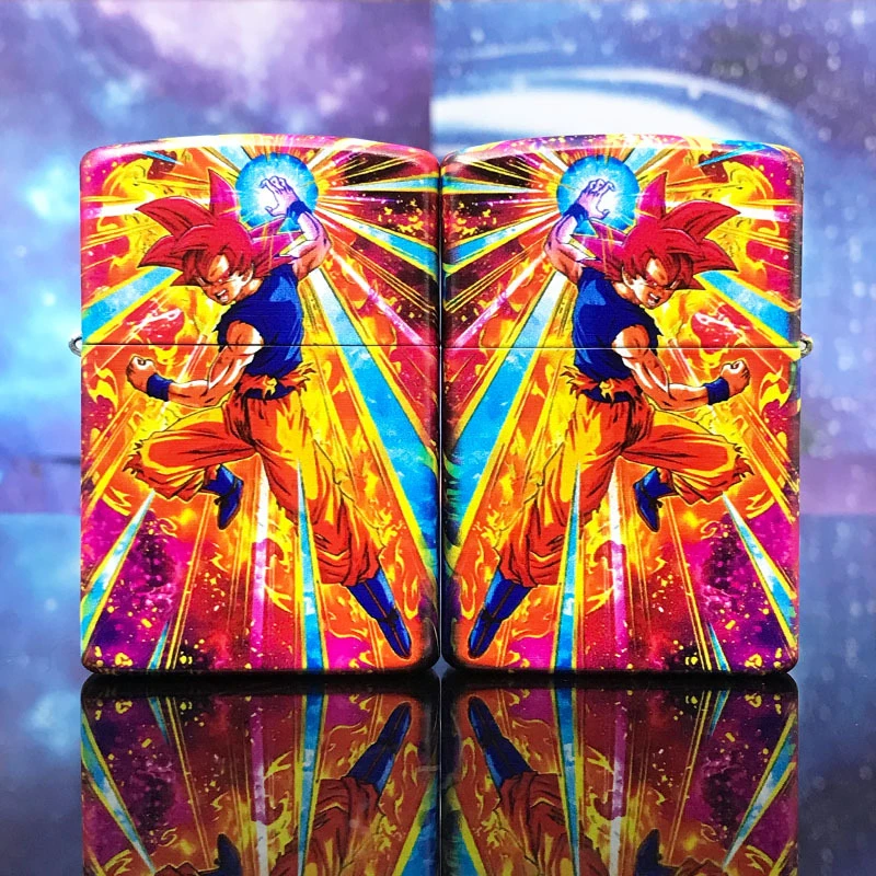 ZORRO佐罗夜光超级赛亚人.之神创意打火机黄铜彩印【需自配油】