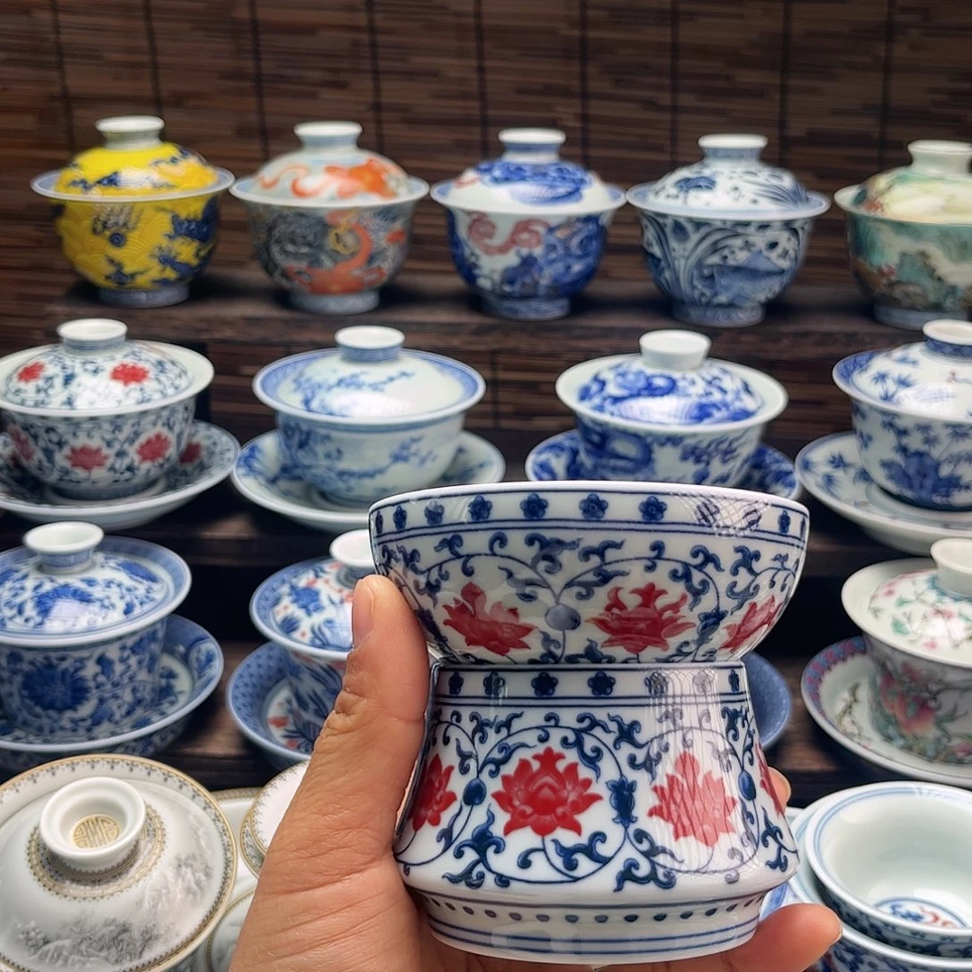 摆件陶景德镇陶瓷大茶漏