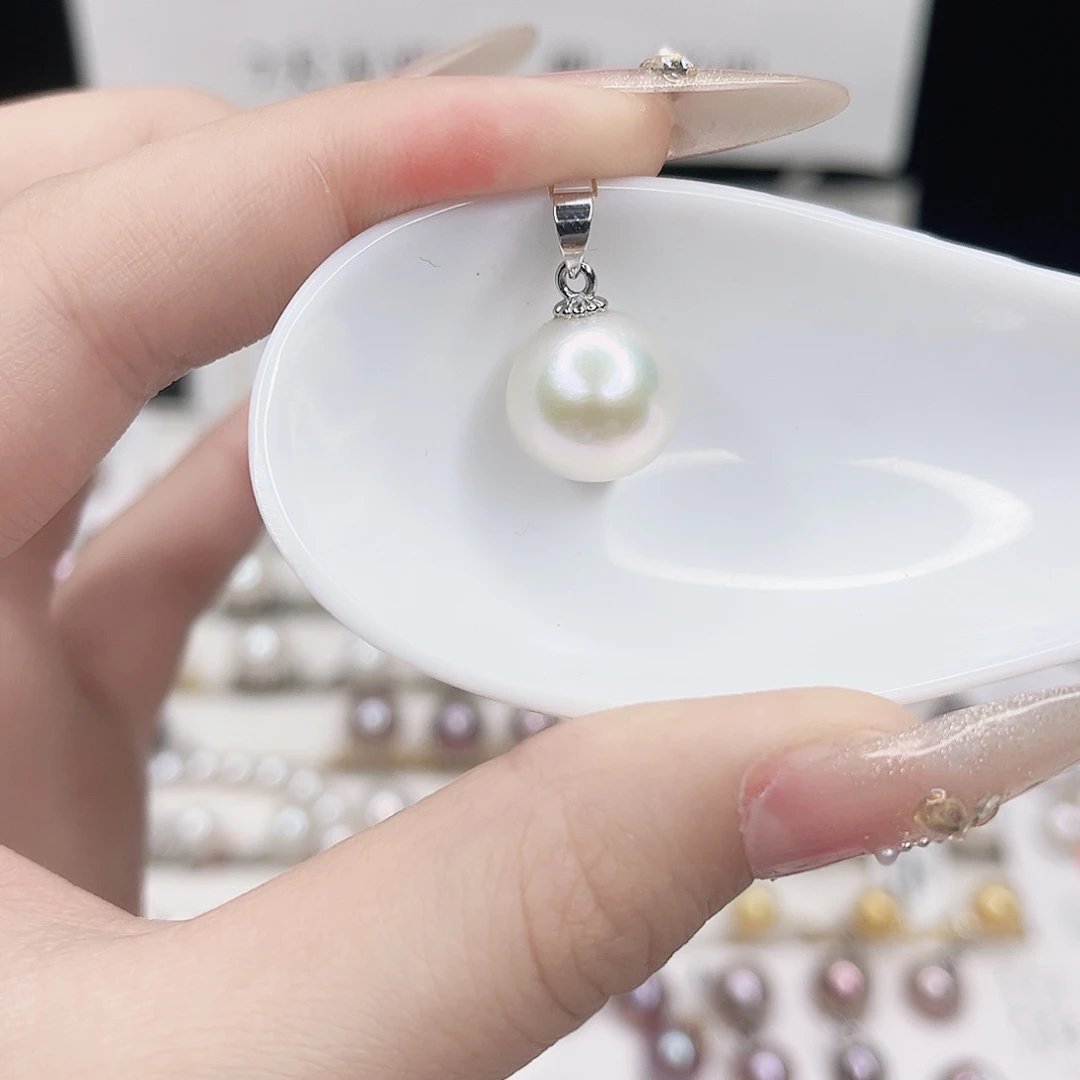 淡水珍珠合金吊坠(不含链)