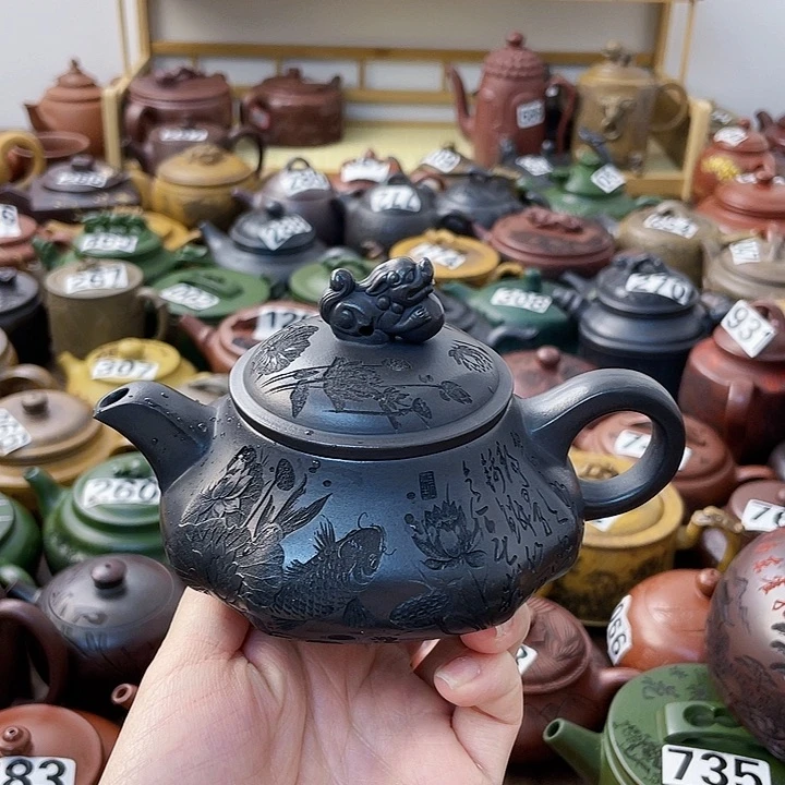 茶壶紫砂一****能紫砂微瑕
