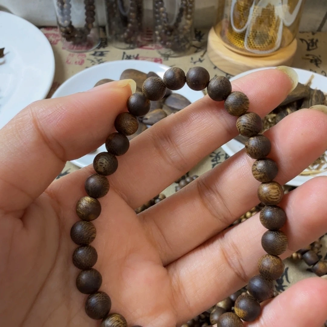 沉香碎屑沉香奇楠沉香卡6单圈